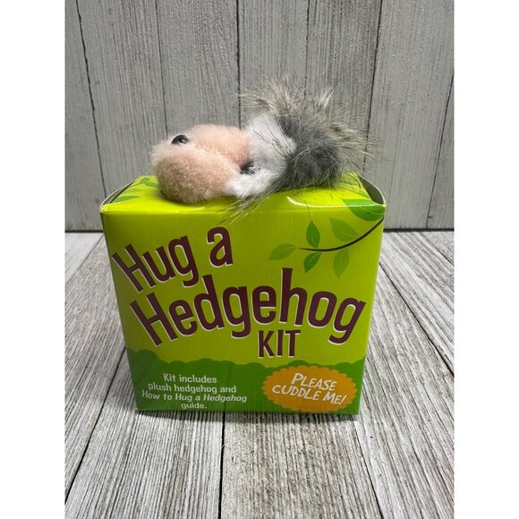 Hug A Hedgehog Rescue Kit Plush - Please Cuddle Me! - 2017 Peter Pauper - Picture 2 of 7